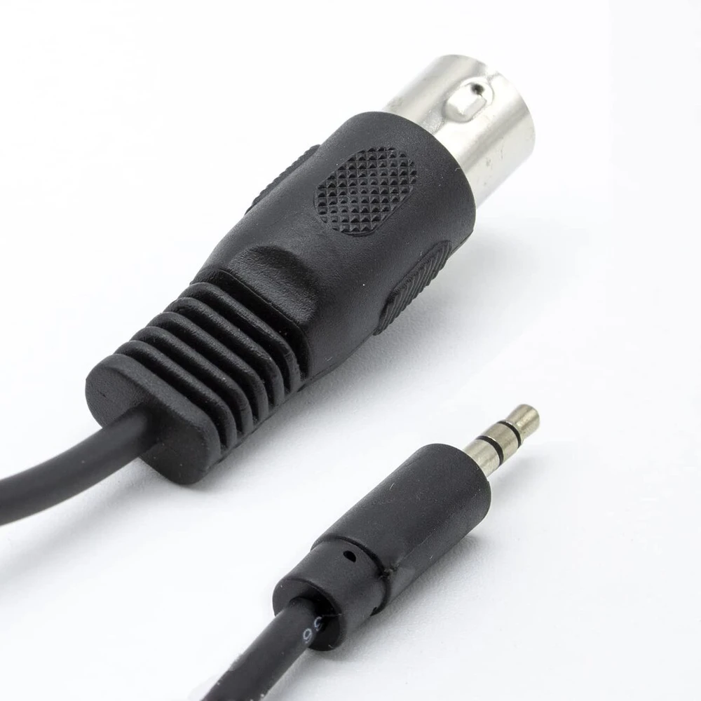 Cablepelado Audio laidas Din 5 kontaktų lizdas 3.5 mm 2 m juodas