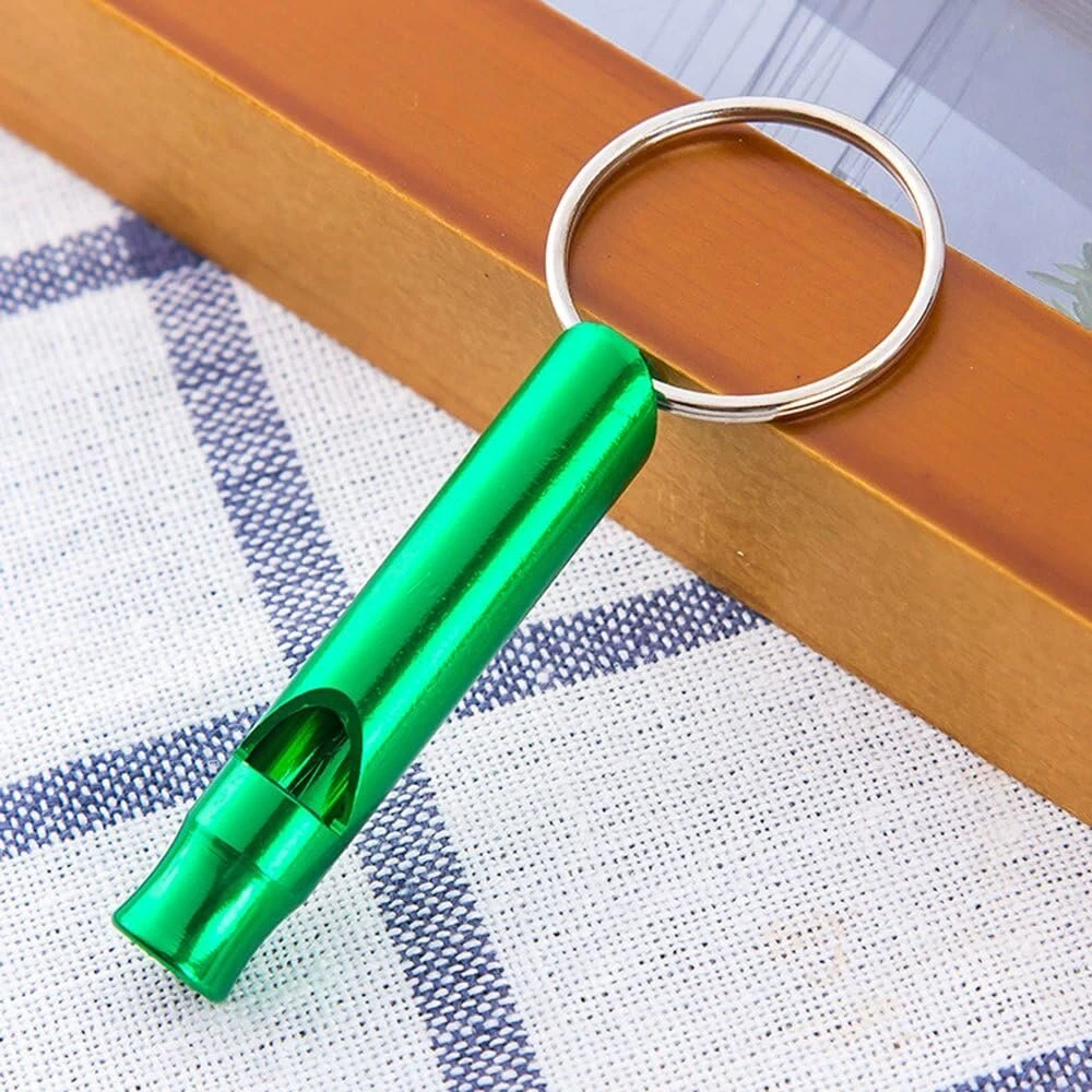 Cablepelado Išgyvenimo švilpukas, avarinis švilpukas, sportinis švilpukas, aliuminio lydinys, tinkamas veiklai lauke, žalias