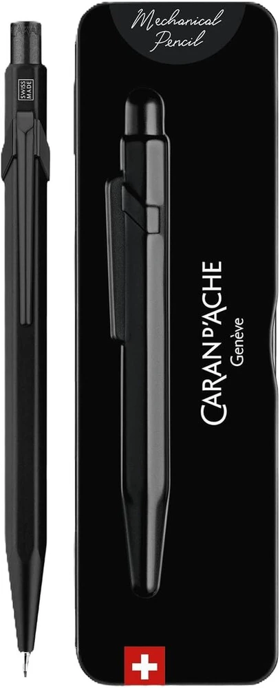 Caran D'ache 844 mechaninis pieštukas, 0,7 mm, juodas, 7630002349376, vienas dydis, 1 vnt. (1 pakuotė)