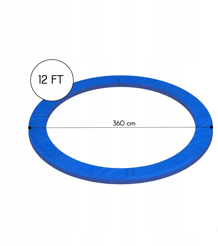 Carruzzo apsauga nuo spyruoklių batutui 12ft 366-374 cm Mata Flange Durable