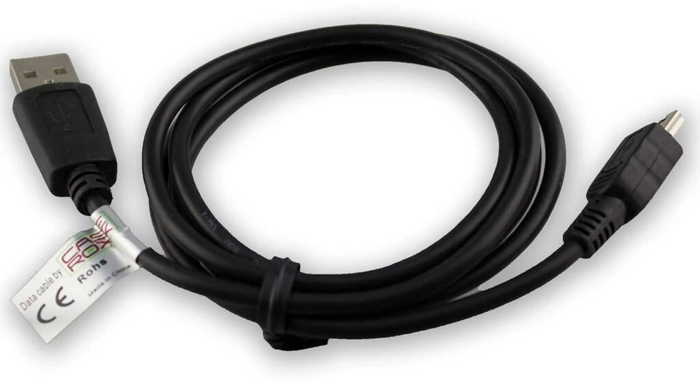 Caseroxx usb duomenų kabelis, skirtas ravensburger tiptoi usb kabeliui duomenų perdavimui, juodas