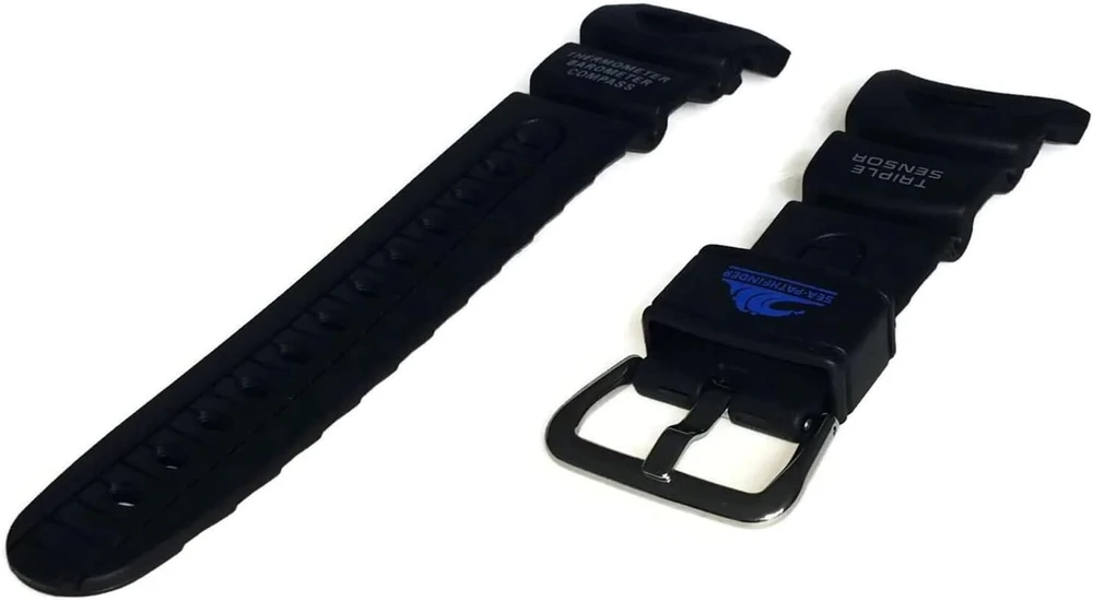 Casio dervos apyrankė, skirta Sea Pathfinder Spf-40-1v vyriškam laikrodžiui, juoda apyrankė, juoda, apyrankė