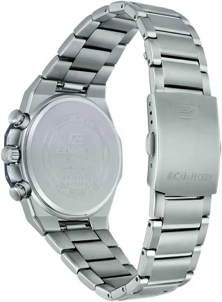 Casio Efs-s570d-5auef vyriškas laikrodis, sidabrinis, su apyranke