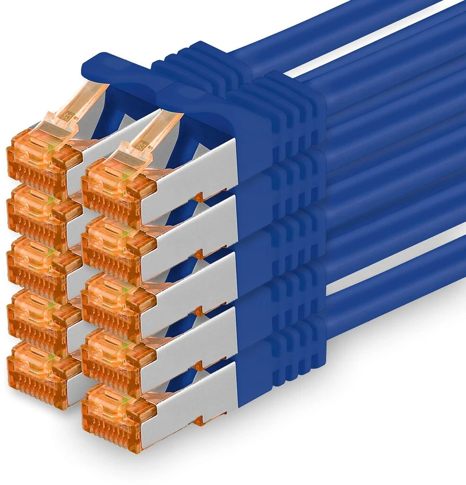 Cat.7 tinklo kabelis 10 Gb/s Sftp Lszh su Rj45 jungtimi