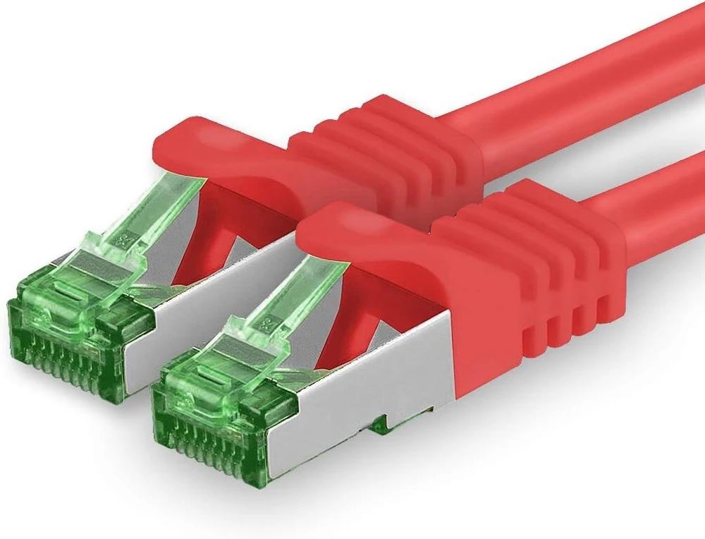 Cat7 tinklo kabelis - cat 7 ethernet kabelis, tinklo / interneto / dsl / modemo / maršrutizatoriaus / hub patch kabelis, lan kabelis, raw kabelis, 10 gb/s (s-ftp pimf), patch kabelio rinkinys su rj 45 jungtimi, cat.6a