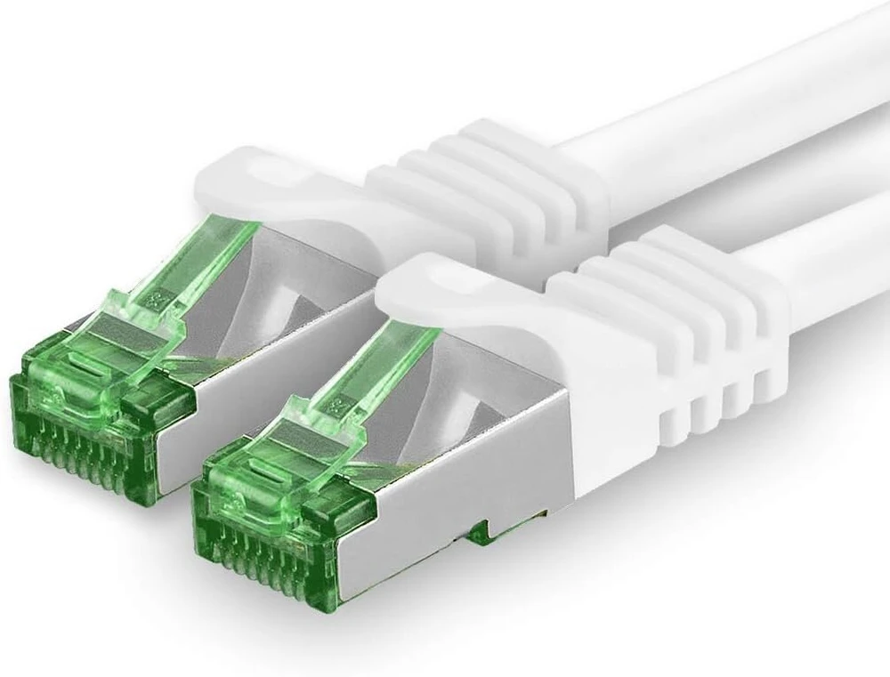 Cat7 tinklo kabelis - cat 7 ethernet kabelis, tinklo / interneto / dsl / modemo / maršrutizatoriaus / hub patch kabelis, lan kabelis, raw kabelis, 10 gb/s (s-ftp pimf), patch kabelių rinkinys su rj 45 jungtimi, cat.6a