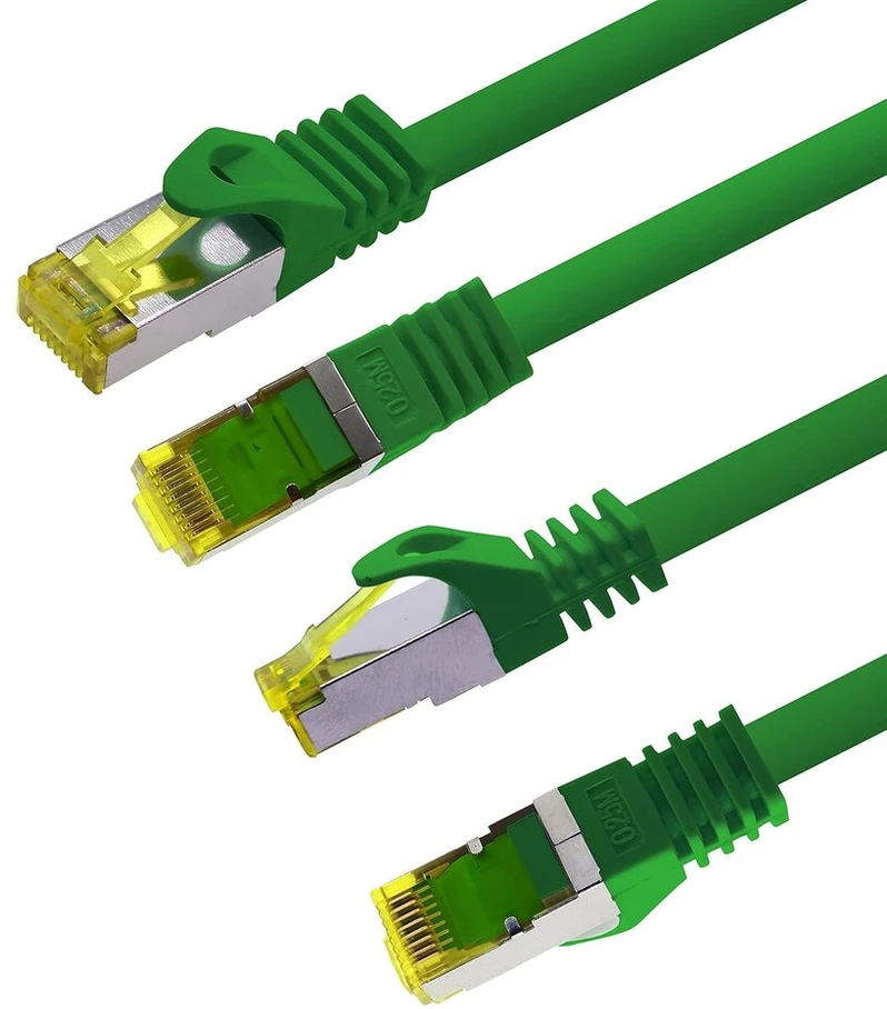 Cat7 tinklo kabelis su Rj45 jungtimis, 3m, žalias