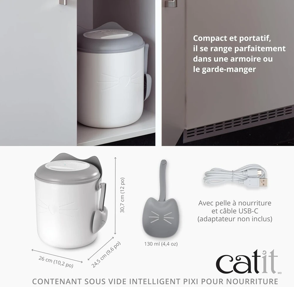 Catit Pixi Smart Vacuum maisto konteineris