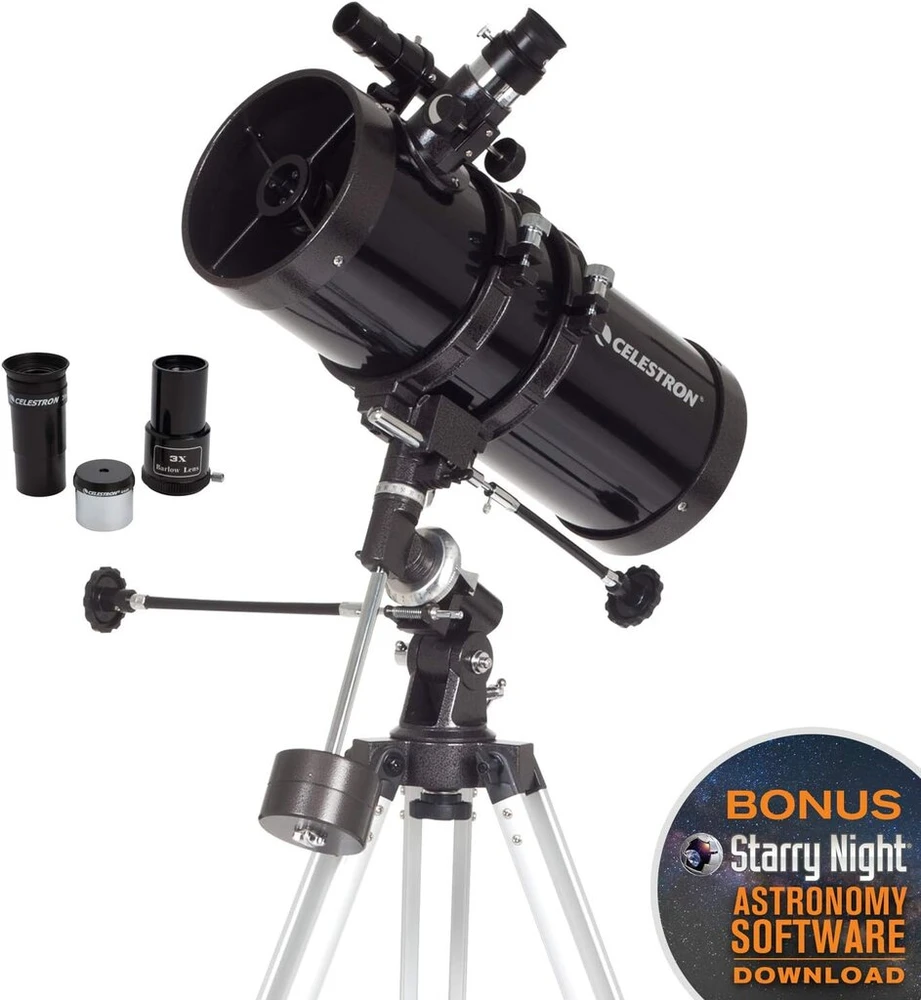 Mikroskopas Celestron Powerseeker 127eq teleskopas