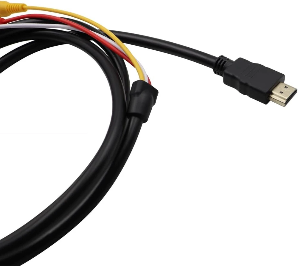 Cenpek Hdmi adapteris Rca į Hdmi didelės raiškos audio video kabelis Av audio video konverterio kabelis 1.5m - 2 vnt.