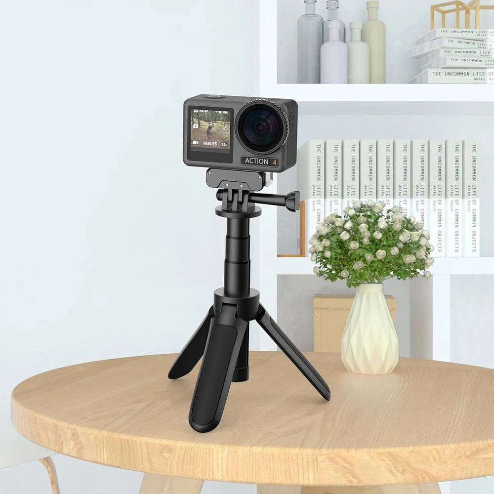 Cerffool magnetinis adapterio laikiklis, skirtas dji osmo action 4/3, magnetinis greito atleidimo adapteris, sulankstomas laikiklis su 1/4 colio sriegiu, veiksmo kameros priedai