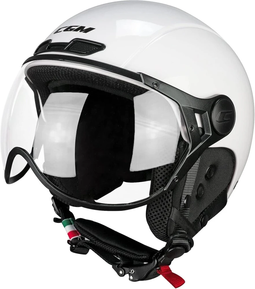 Cgm unisex ebi slidinėjimo šalmas, baltas, m (57–58 cm)