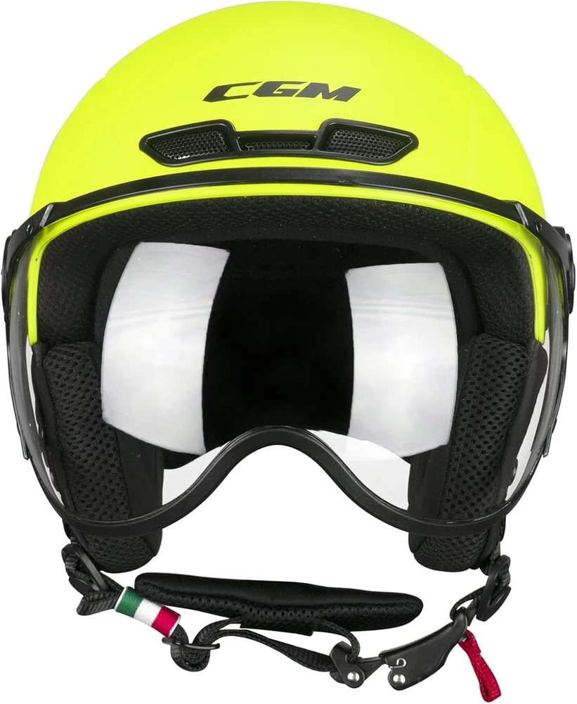 Cgm unisex ebi slidinėjimo šalmas, neoninė geltona matinė, s (55–56 cm)