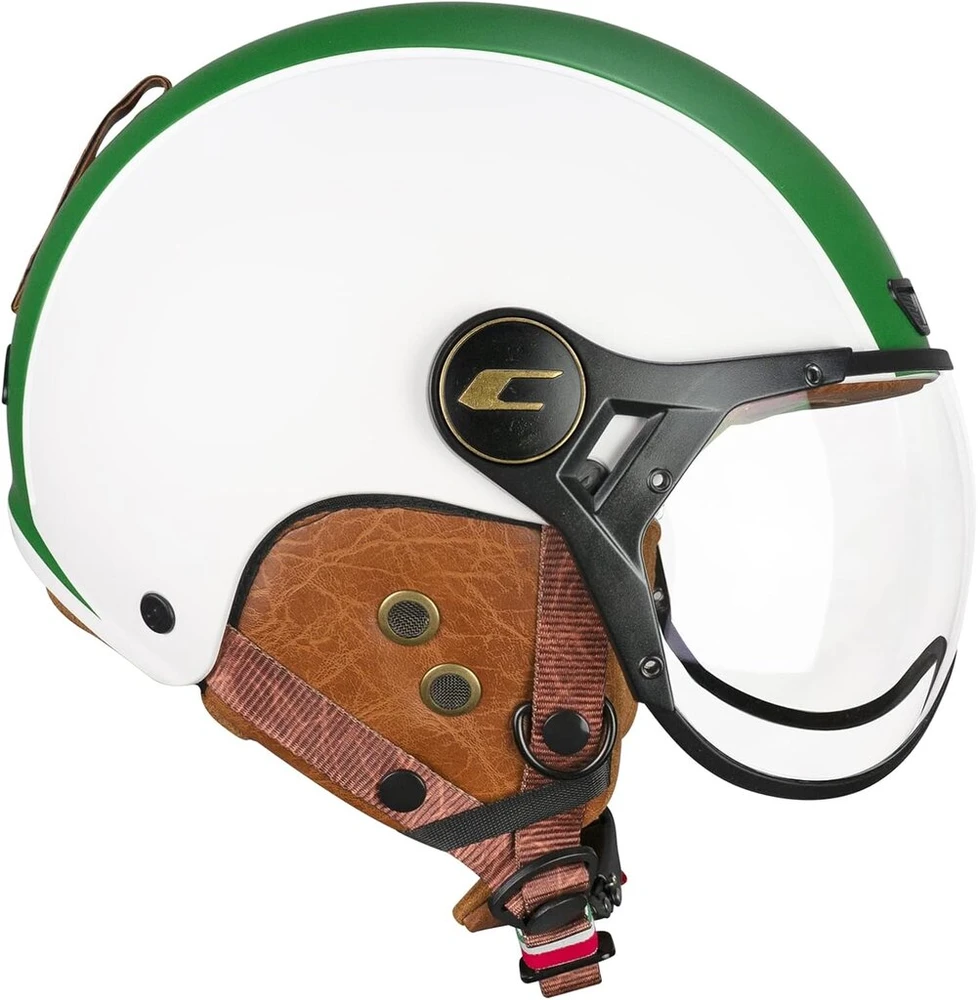 Cgm unisex ebi slidinėjimo šalmas suaugusiems, balta žalia raudona matinė, m (57–58 cm)