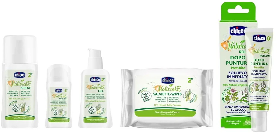 Chicco Naturalz Apsauginės servetėlės su citrinžole ir eukaliptu, 20 vnt.