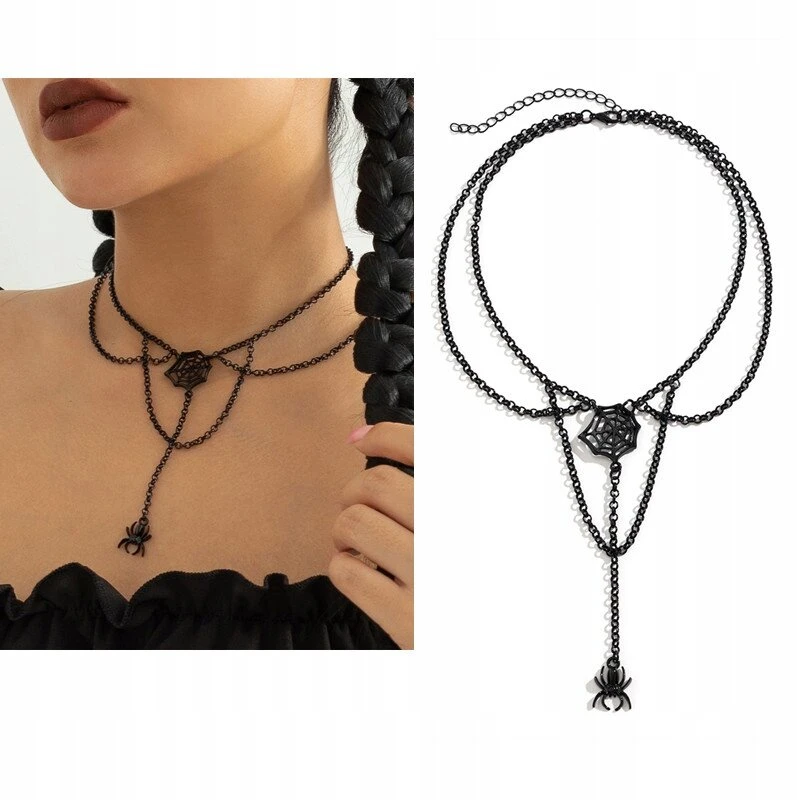 Choker tipo trumpas Karolas gotikinis roko stiliaus kaklo papuošalas