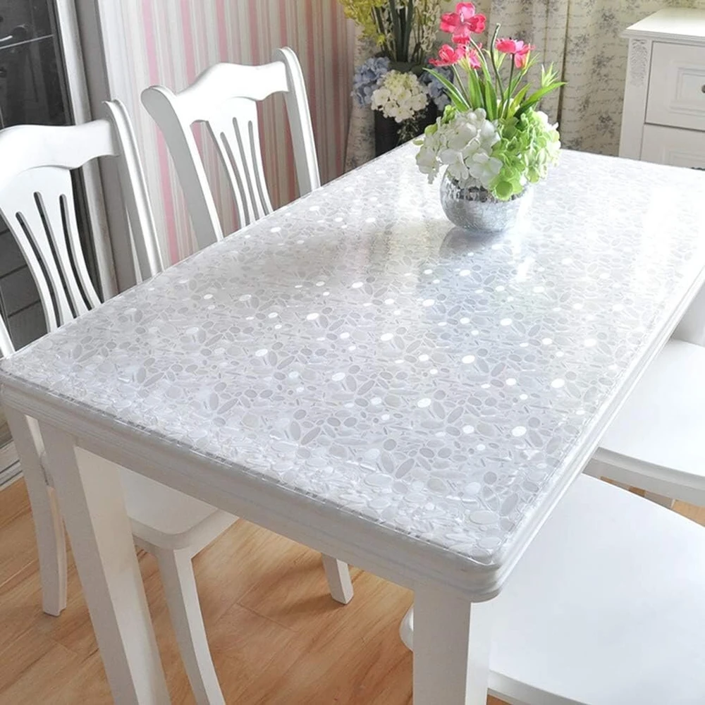 Cieein Cieht buitinis virtuvinis pvc staltiesė stalo kilimėlis stalo apsauga vandeniui atspari 1 mm storio žąsų uolos 70 x 120 cm