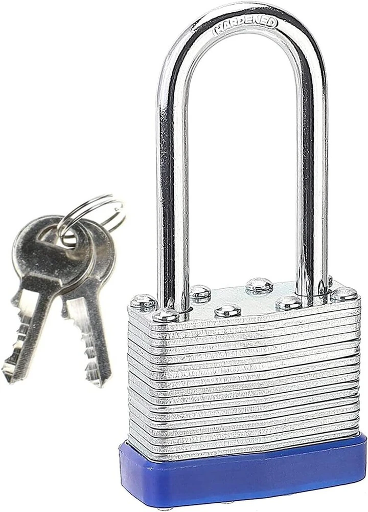 Cl-link pakabinamos spynos ilga spyna su raktais, didelio atsparumo pakabinama spyna, atspari oro sąlygoms, laminuota, skirta sporto salei, mokyklai, garažui, tvorai, pašiūrei