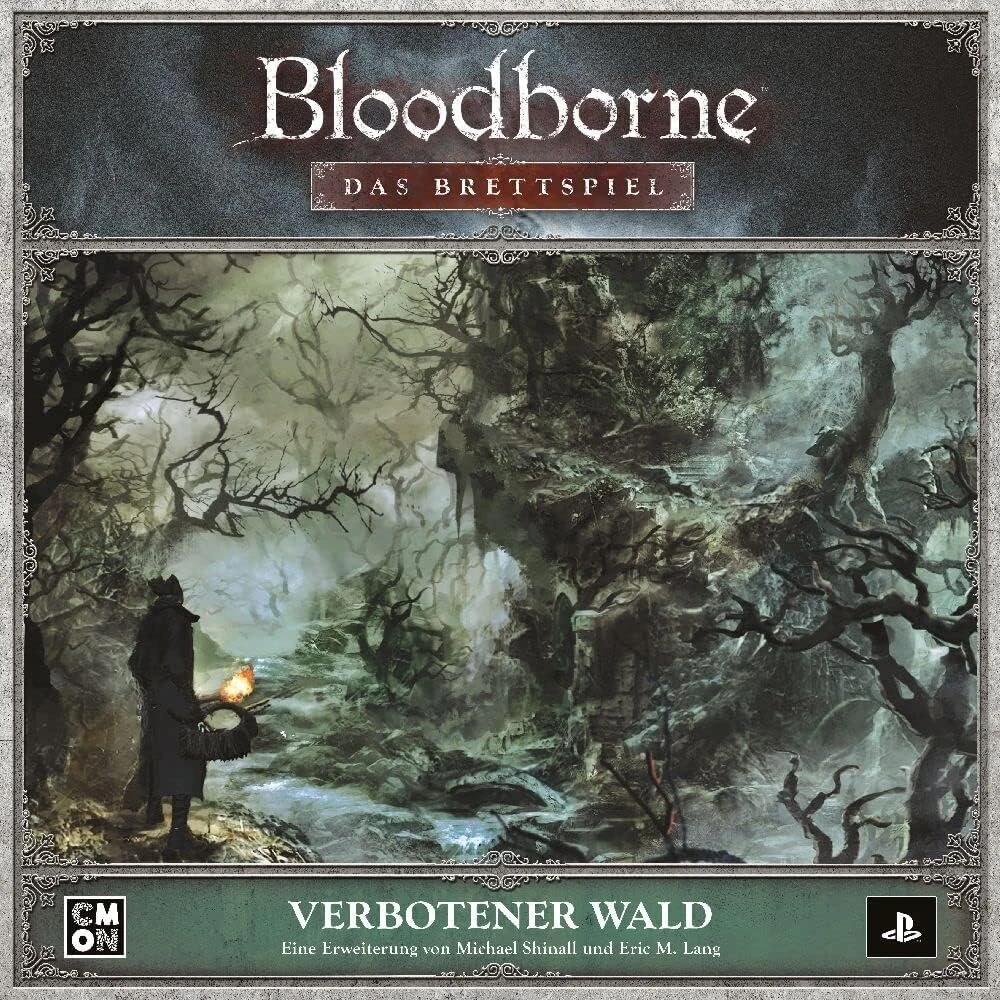 Cmon, Bloodborne: stalo žaidimas – uždraustojo miško papildymas, ekspertų žaidimas, požemių žaidimas, 1–4 žaidėjai, nuo 14 metų, 60–90 minučių, vokiečių kalba, 2-asis papildymas