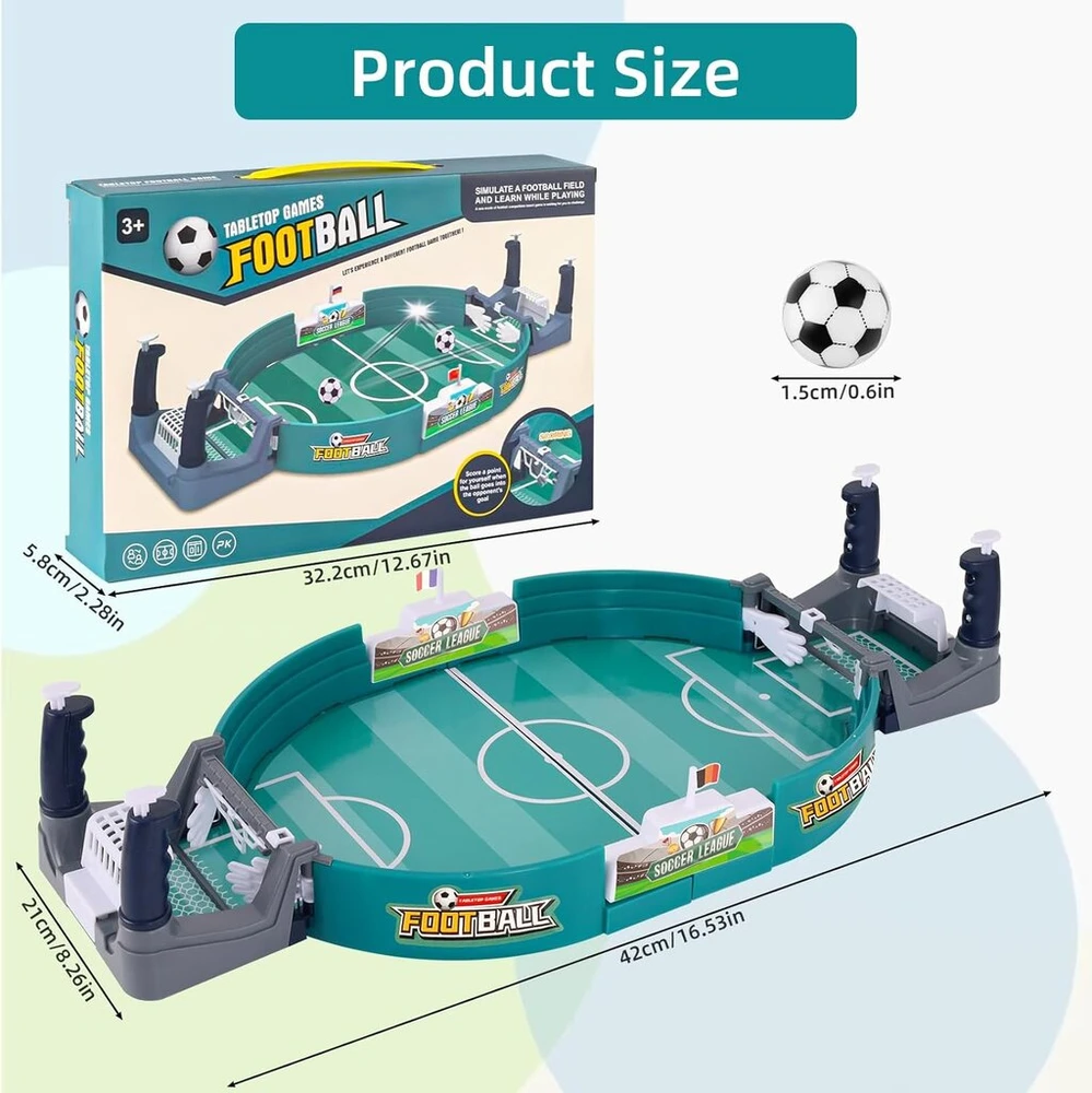 Coeki interaktyvus stalo futbolo žaidimas mini stalo futbolas su 6 kamuoliais stalo futbolas vaikams stalo žaislas stalo futbolo rinkinys žaidėjų vakarėliui stalo futbolo dovanos vaikams ir suaugusiems