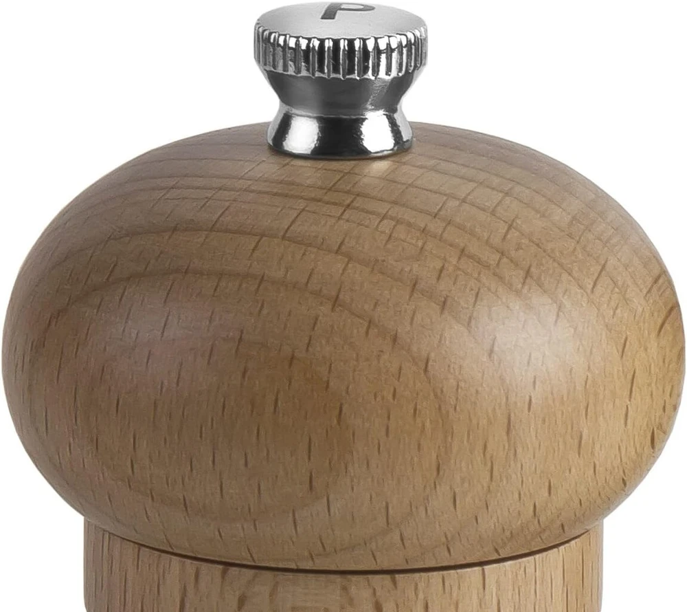 Cole & Mason Beech Capstan Ha0424p pipirų malūnėlis, natūrali buko mediena, 120 mm Precision+. Rinkinyje yra 1 x pipirų malūnėlis