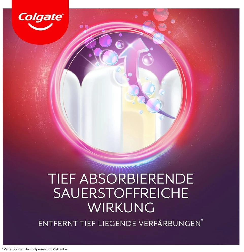 Colgate Max Baltas Ultra Multi Protect dantų pasta 50 ml - dantų pasta baltesniems dantims ir ilgalaikiam gaivumui (2 vnt.)
