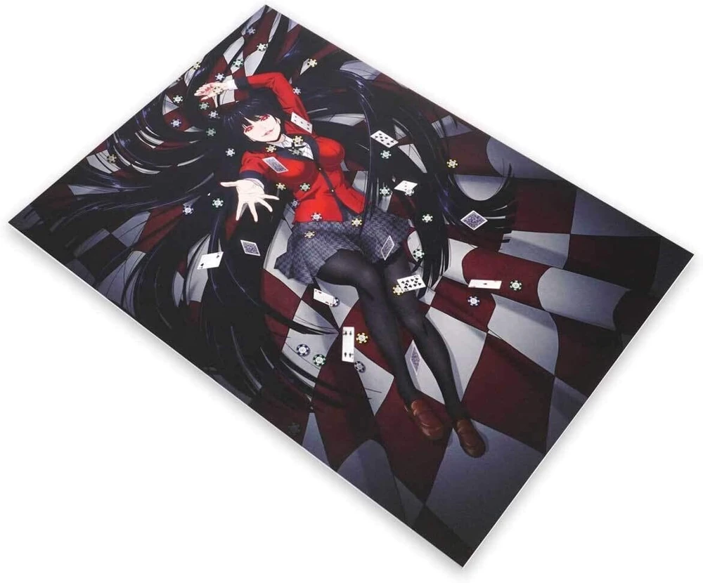 Coolchange Kakegurui sienos paveikslas ant kieto putplasčio pagrindo | plakatas 30 x 42 cm | motyvas: Yumeko A
