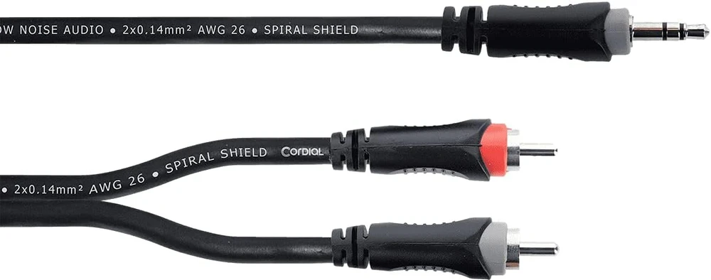 Cordial Cables Ecl Ey5wcc Bretelle Elements kabelis Mini-jack / Rca