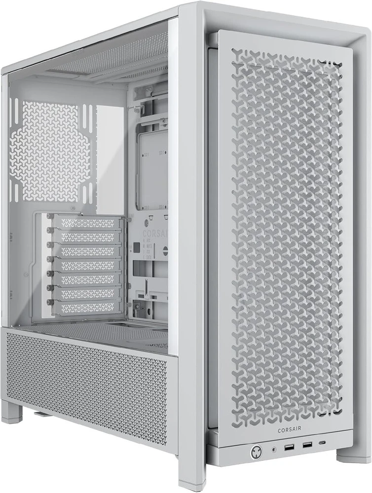 Corsair 4000d Modulinis Atx Kompiuterio Dėklas - Baltas