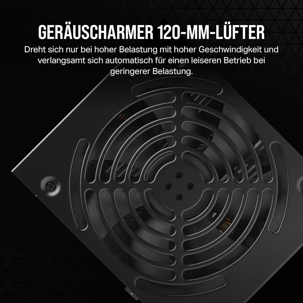Corsair cx650 atx 650w maitinimo šaltinis - 80 plus bronze sertifikatas - žemas triukšmo lygis - dengti kabeliai - nemodulinis - eu - juodas