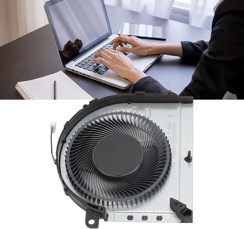 Cpu aušinimo ventiliatoriaus pakeitimas, skirtas lenovo ideapad gaming 3-15ach6 3-15ihu6, dc 5v 0.5a 4 kontaktų cpu aušinimo ventiliatorius, greitas šilumos išsklaidymas (cpu)
