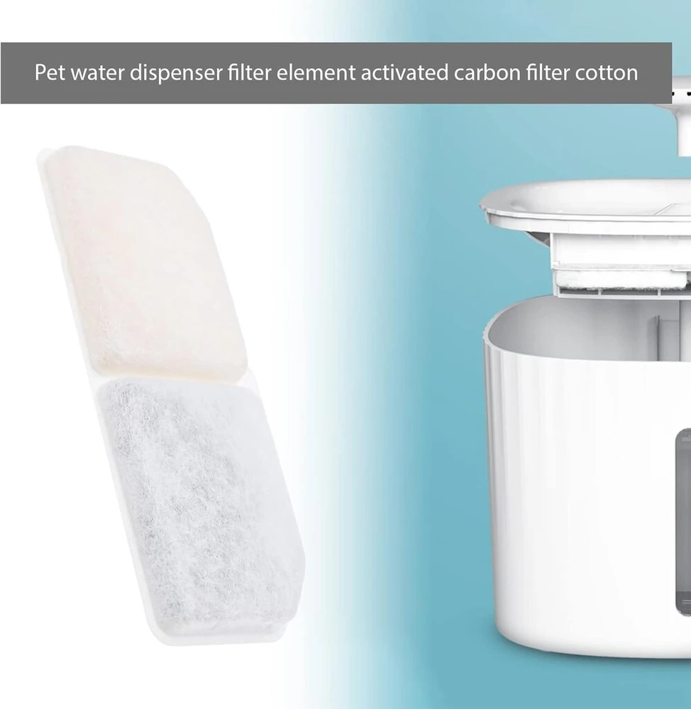 Create idea geriamojo fontano filtras vandens fontano gėrimo dozatoriaus filtro keitimas naminių gyvūnų kačių šėrimo girdymo priedai 10 vnt.