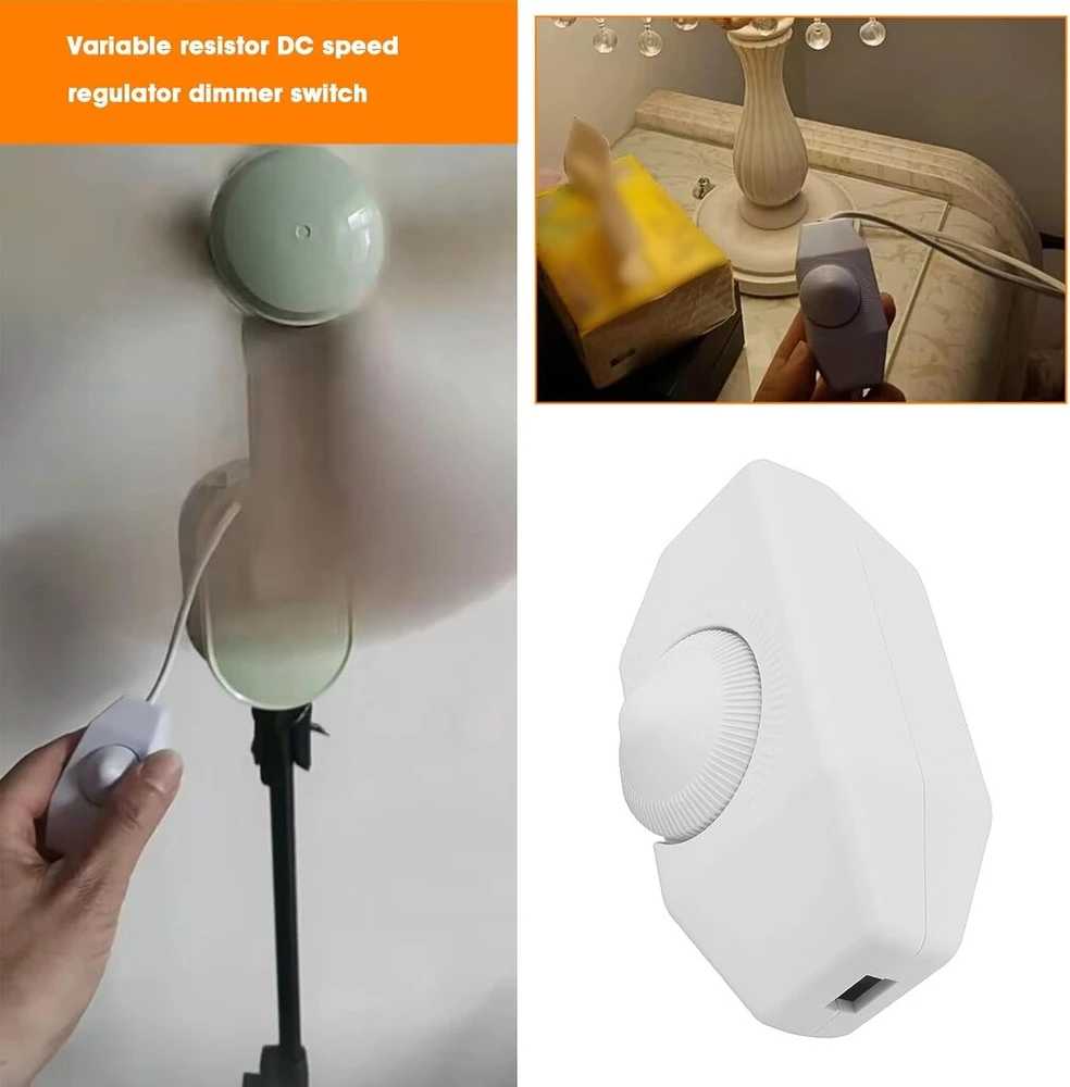 Create idea sukamasis laidinis jungiklis Ac 250v 1a įmontuojamas šviesos reguliatorius 100w slankiklis be suvirinimo varžtų gnybtų lempos laido reguliatorius baltas, 4 vnt.