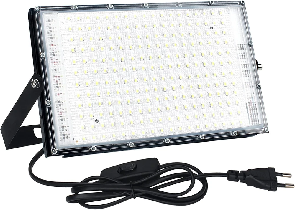 Createstar Led prožektorius 150w, 15000 lm, Ip65, šaltai balta