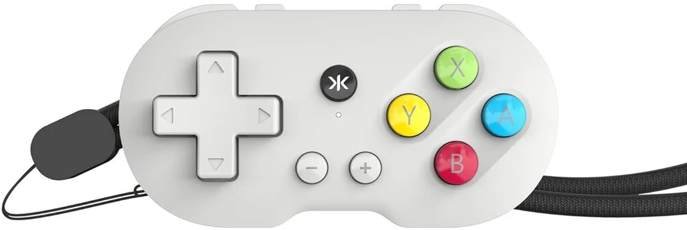 Crkd atom - kolekcinis raktų pakabuko valdiklis, skirtas nintendo switch, pc, mac, mobiliesiems įrenginiams ir smart tv (pal pilkas)