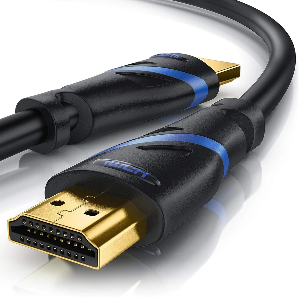 Csl - 8k hdmi kabelis 2.1 - 8k @ 60hz 4k @ 120hz su dsc - juodas/mėlynas