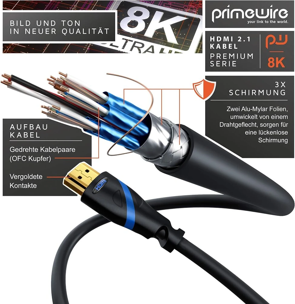 Csl Hdmi 2.0 kabelis 18 Gbps, 1m, juodas