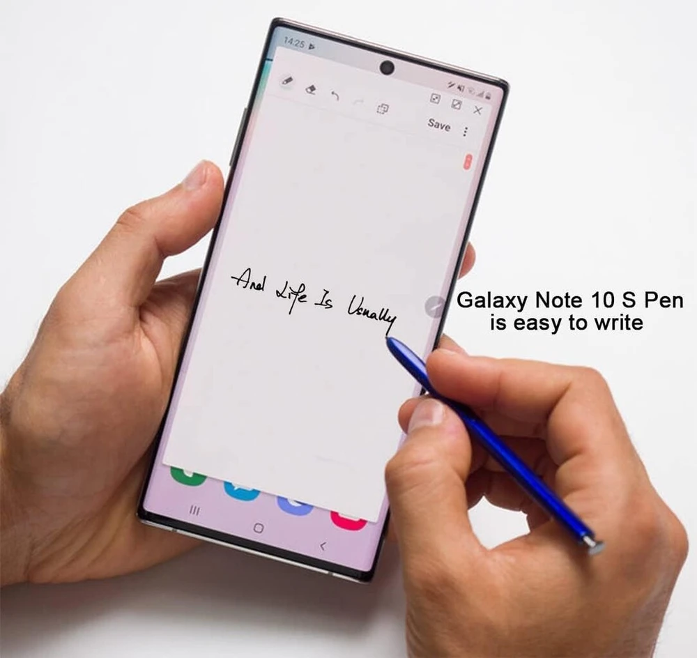 Cuifati pakaitinis rašiklis, skirtas galaxy note 10 note 10 plus, lietimui jautrus s pen be bluetooth, didelis jautrumas, nejaučia spaudimo (mėlynas)