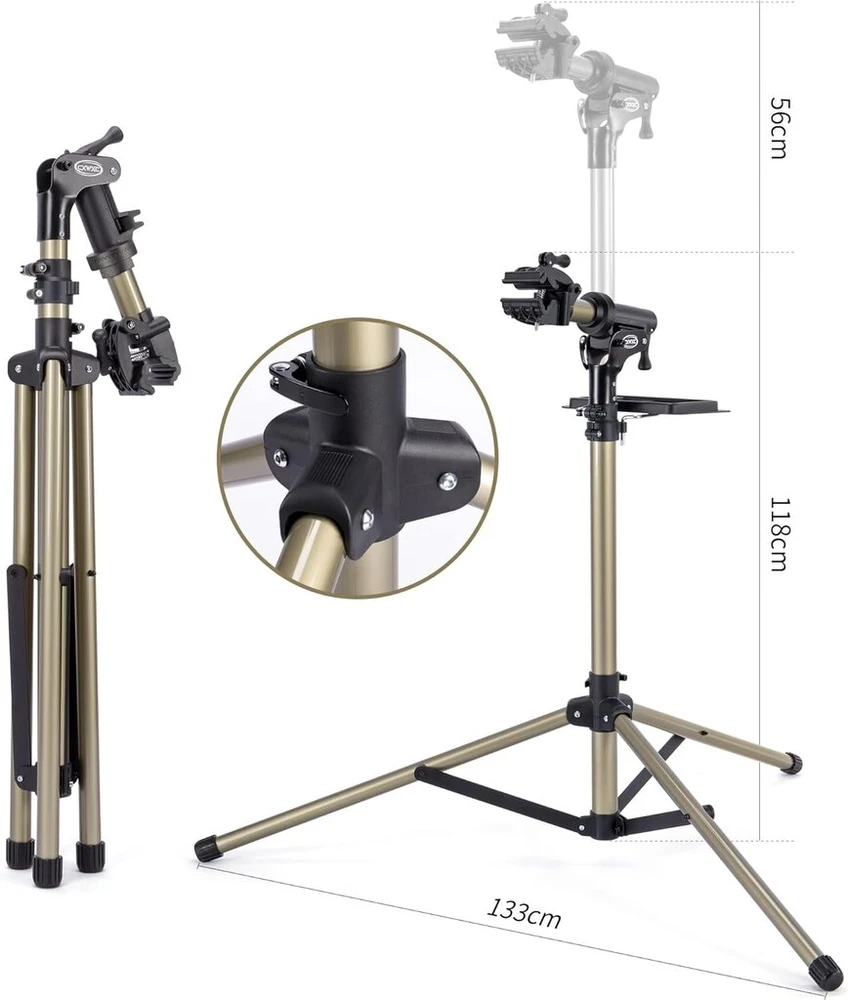 Cxwxc dviračio remonto stovas, maksimali apkrova 40 kg / 88 svarai, skirtas elektriniams dviračiams, dviračio remonto stovas su magnetine ir 360° besisukančia galvute
