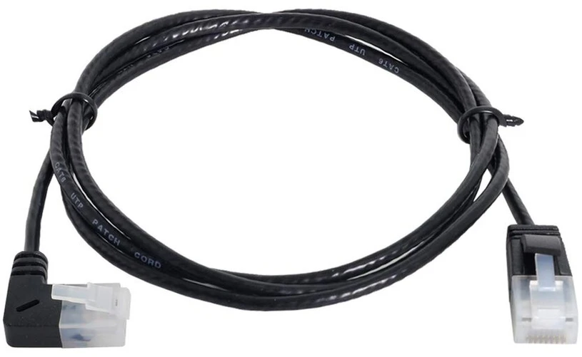 Cy itin plonas cat6 ethernet kabelis rj45 stačiu kampu utp tinklo patch kabelis 90 laipsnių cat6a lan skirtas nešiojamam