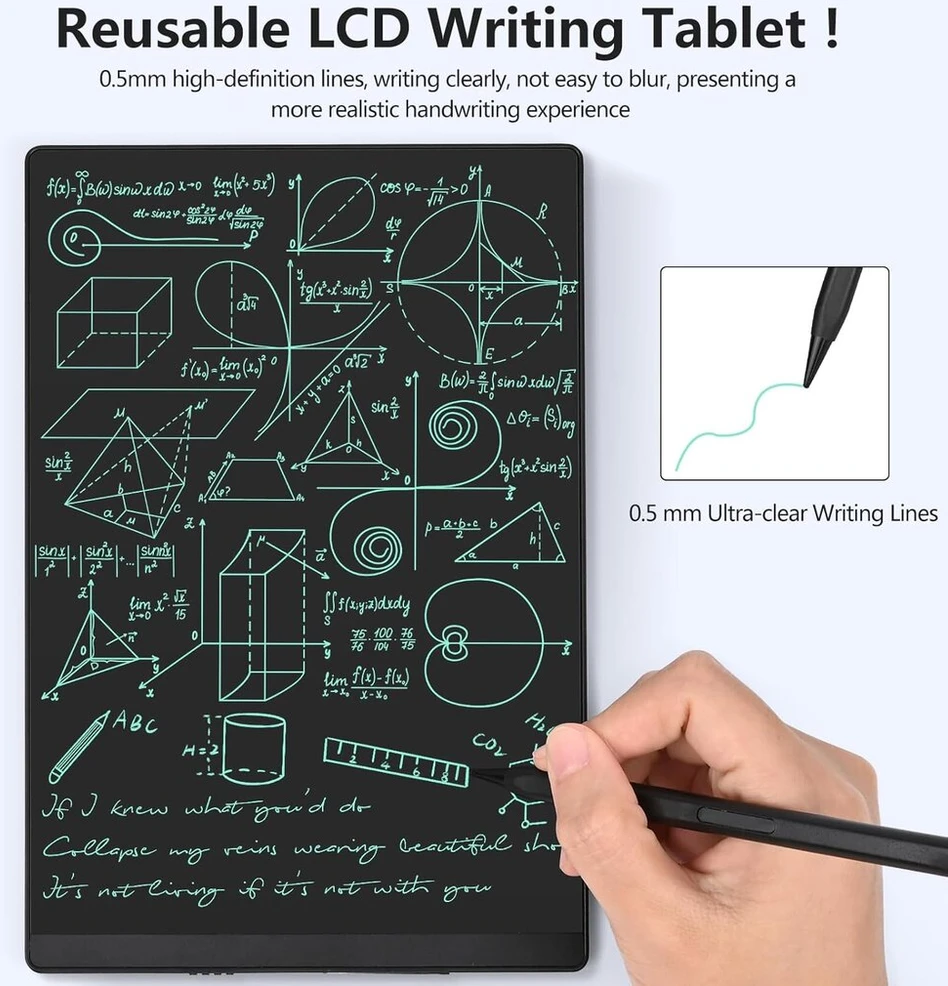 Czemo Lcd Rašymo Planšetė 9.5 Colio Nešiojama Skaitmeninė Lenta