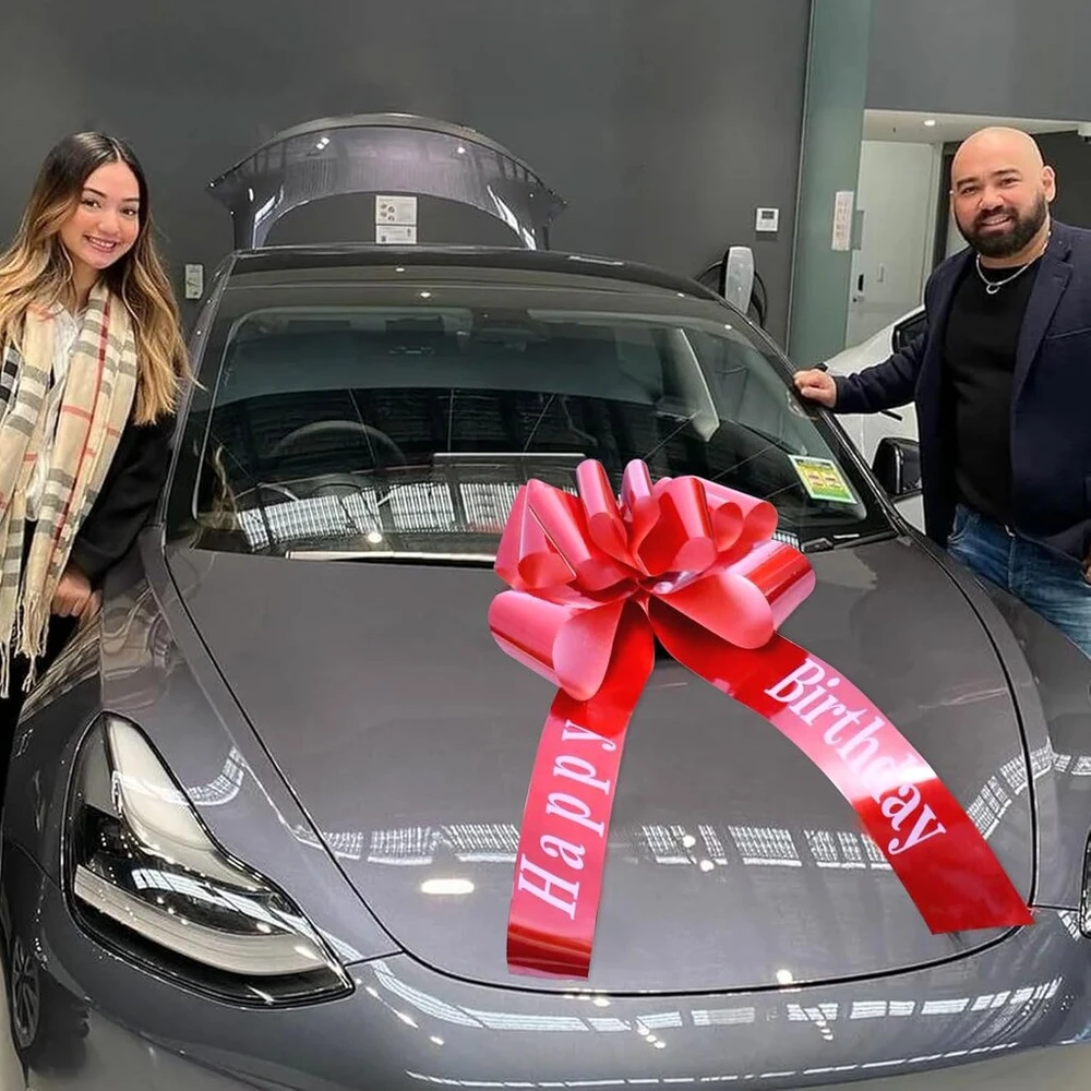 Daklunar automobilio kaspinas 58cm didelis raudonas kaspinas automobiliui gimtadienio proga didelis dovanų kaspinas raudonas kaspinas didelis dovanų kaspinas didelis kaspinas automobiliui didelis kaspinas 18 gimtadienio proga automobiliui