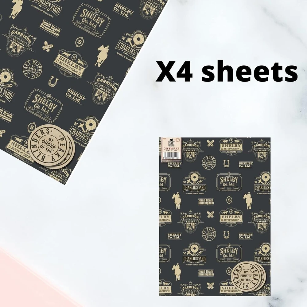 Danilo Promotions Ltd Peaky Blinders 4 lapai po 4 etiketes 70 x 50 cm oficialus produktas, atsakingai pagamintas