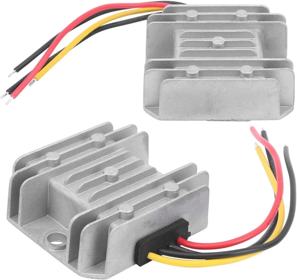 Dc 12 v į 48 v įtampos keitiklis 2 a automobilio maitinimo šaltinio keitiklio transformatoriaus adapteris dc 10–30 v platus įėjimas automobiliui sunkvežimiui motorinei valčiai