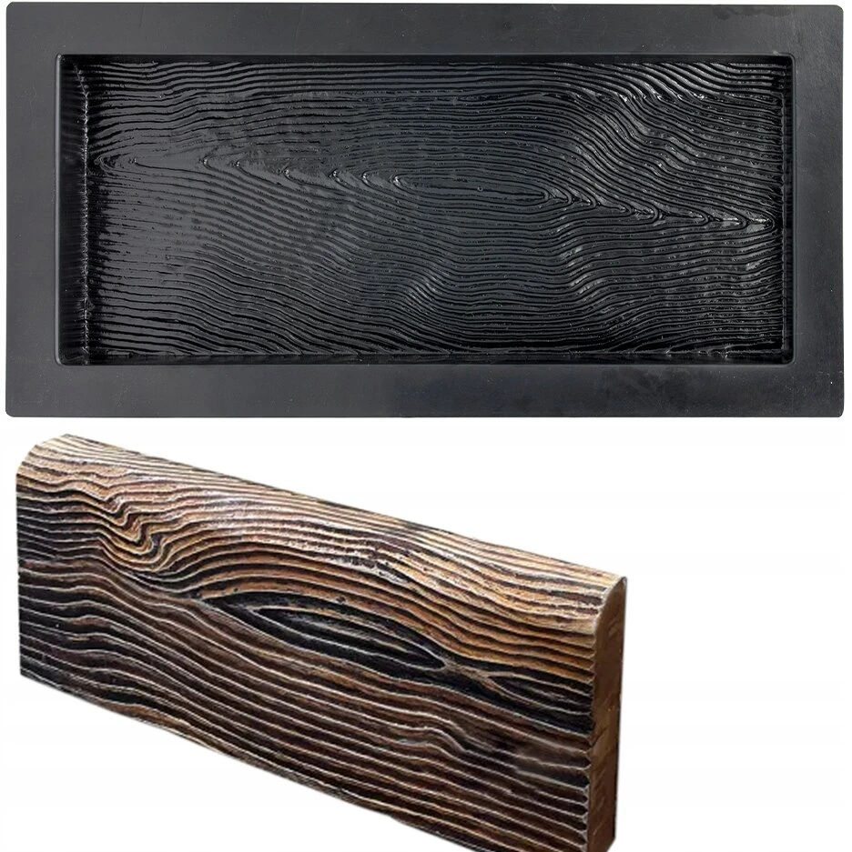 Decortrend Forma betoninėms plokštėms bortelis apvadas medžio imitacija sodo