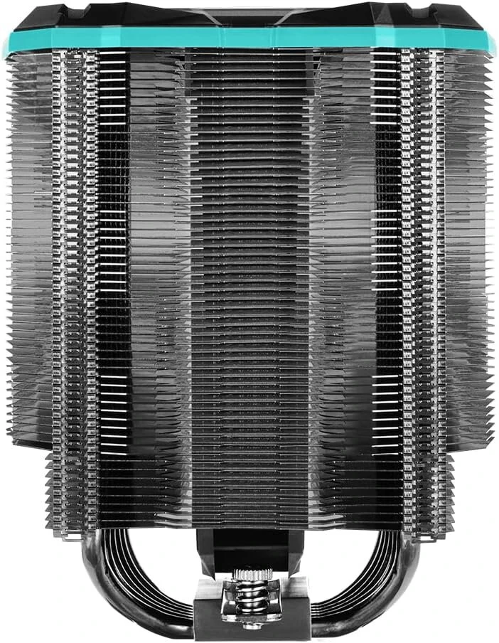 DeepCool Icesleet G6 Stealth šilumos vamzdelis, padengtas juodu nikeliu, 6 tiesioginio kontakto su itin tyliu 140 mm ventiliatoriumi, Premium Cpu oro aušintuvas, suderinamas su Lga 1700 ir Am5
