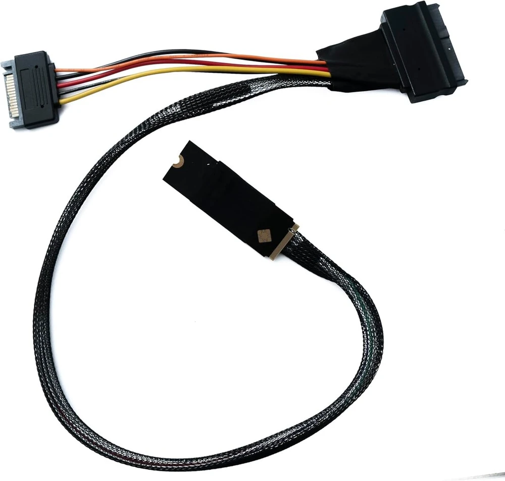 Default M.2 M-key į U.2 Sff-8639 Nvme adapterio kabelis Ssd