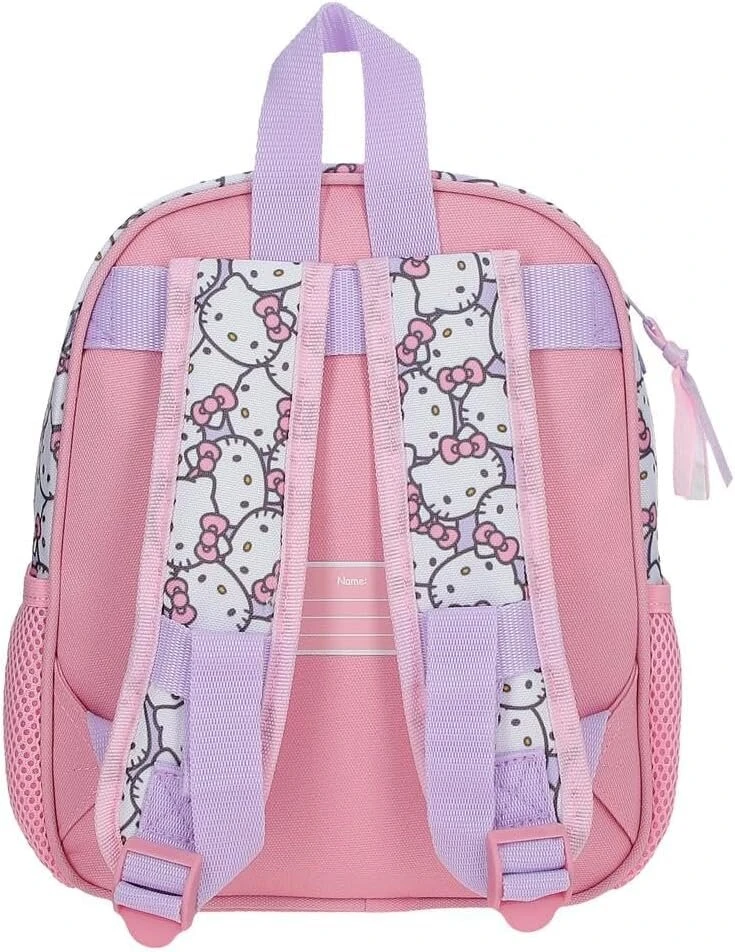 Dėlionė Hello Kitty My Favourite Bow vaikiška kuprinė mokyklinė kuprinė rožinė plati reguliuojama petnešėlė poliesteris Joumma Bags, rožinė, backpack 28