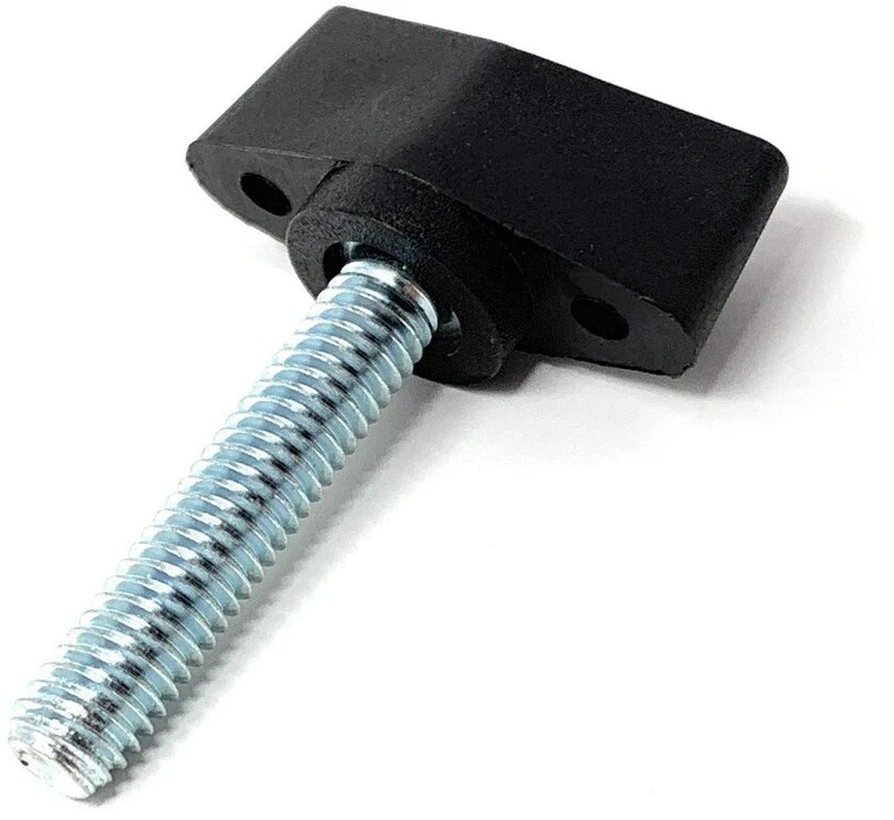 Design61 4 x plastikiniai varžtai su sparneliais su sriegtais plieniniais varžtais M6 x 14 mm