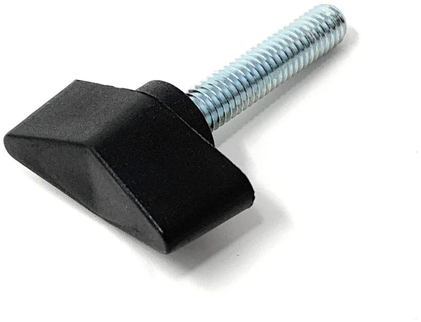Design61 4 x plastikiniai varžtai su sparneliais su sriegtais plieniniais varžtais M6 x 14 mm